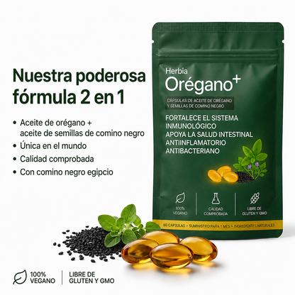 Orégano+™ — Defensa Intestinal Diaria