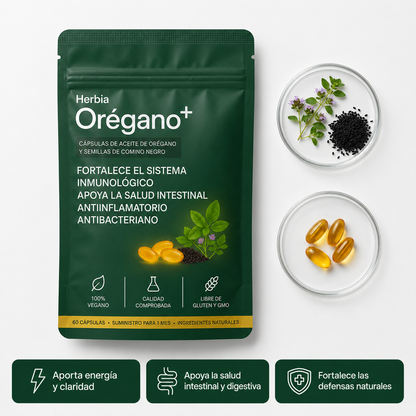 Orégano+™ — Defensa Intestinal Diaria